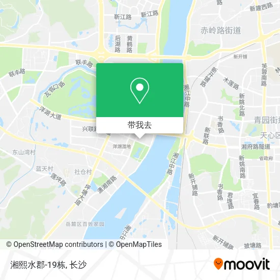 湘熙水郡-19栋地图