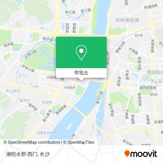 湘熙水郡-西门地图