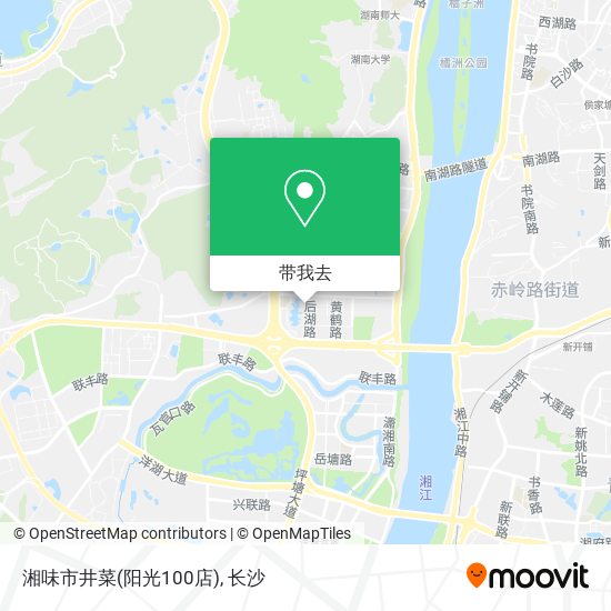湘味市井菜(阳光100店)地图