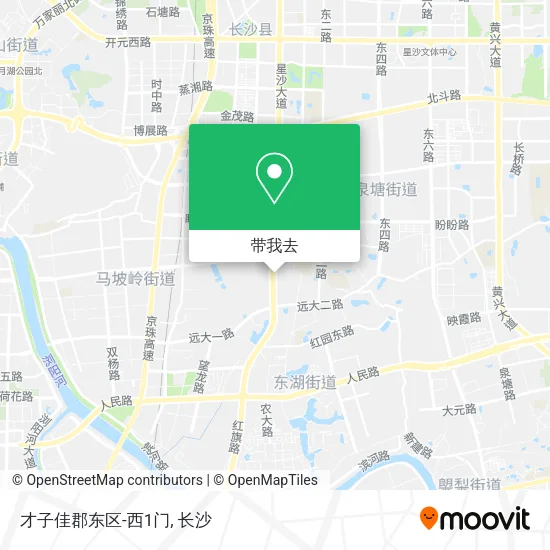 才子佳郡东区-西1门地图