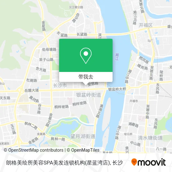 朗格美绘所美容SPA美发连锁机构(星蓝湾店)地图
