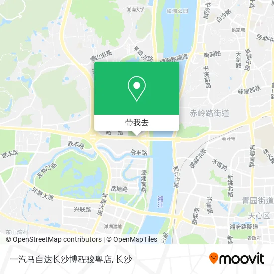 一汽马自达长沙博程骏粤店地图