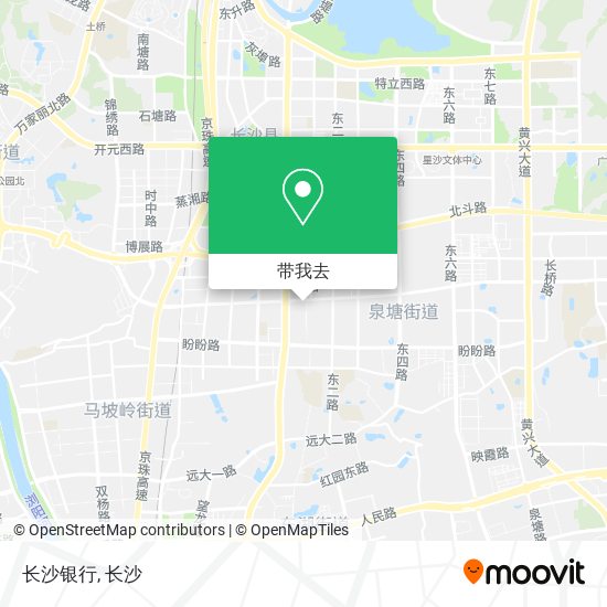 长沙银行地图
