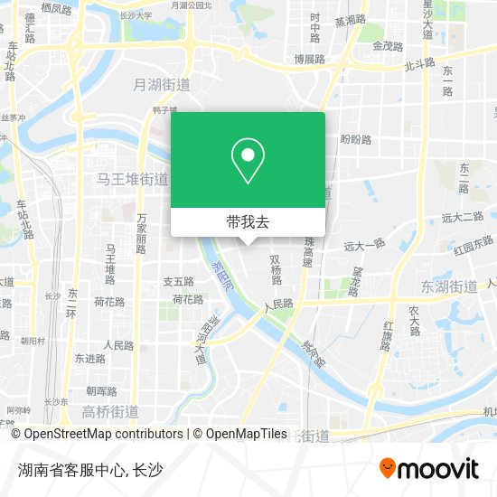 湖南省客服中心地图