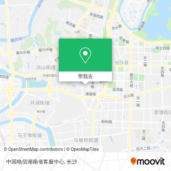 中国电信湖南省客服中心地图