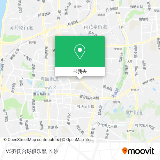 V5乔氏台球俱乐部地图