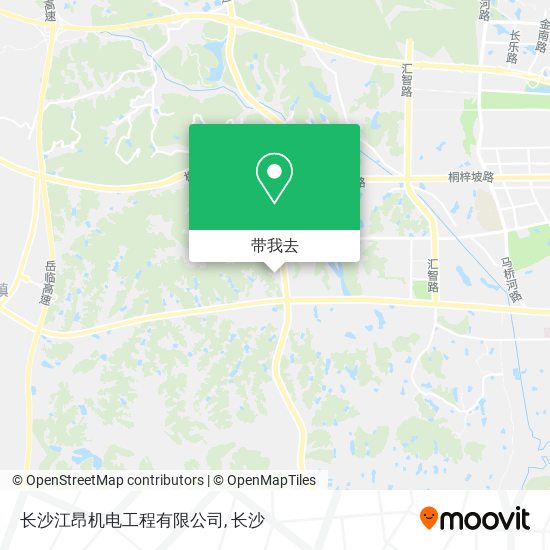 长沙江昂机电工程有限公司地图