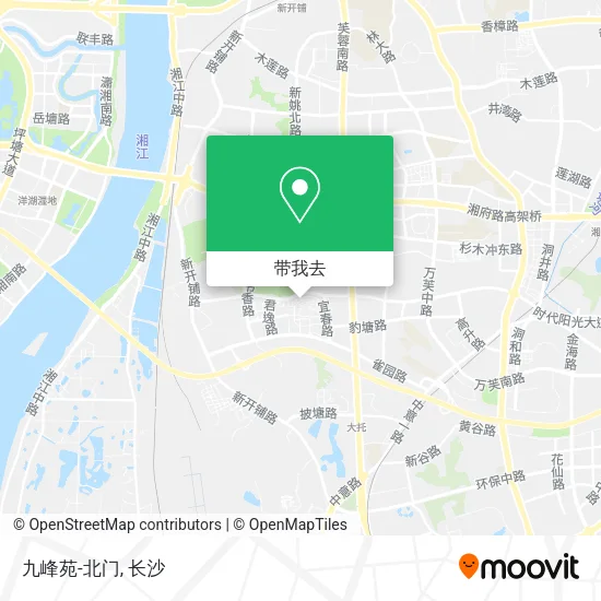 九峰苑-北门地图