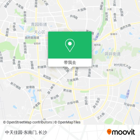 中天佳园-东南门地图