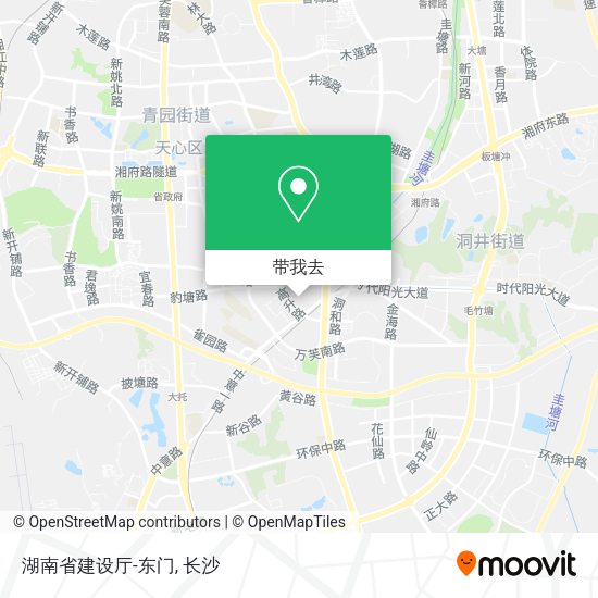 湖南省建设厅-东门地图