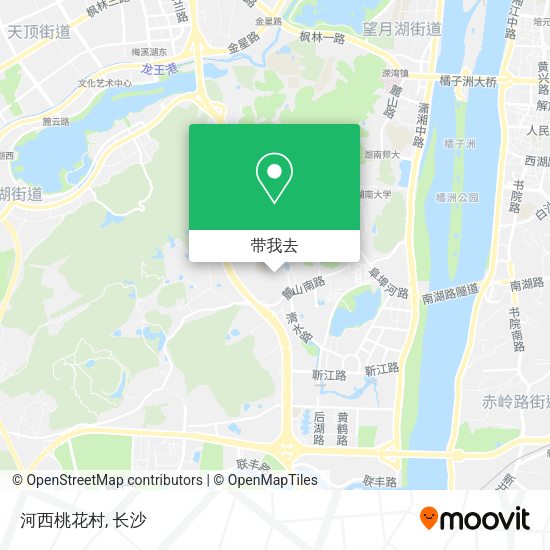 河西桃花村地图