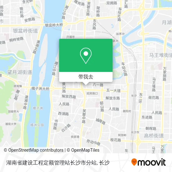 湖南省建设工程定额管理站长沙市分站地图