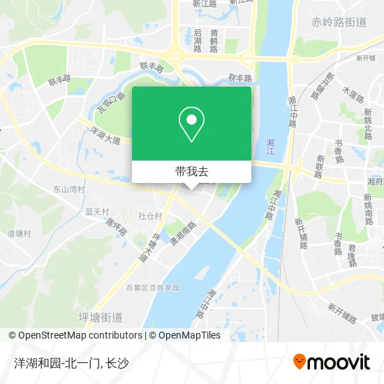 洋湖和园-北一门地图