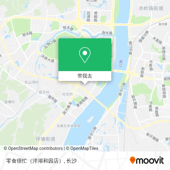 零食很忙（洋湖和园店）地图
