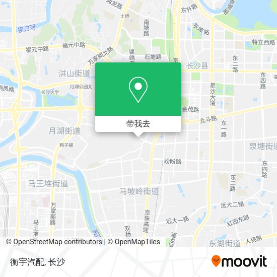 衡宇汽配地图