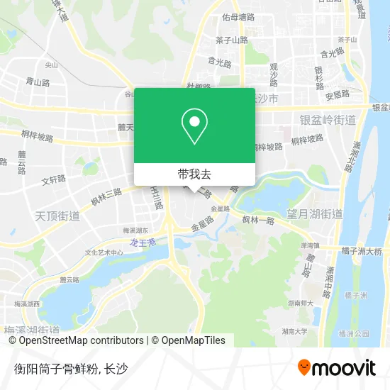衡阳筒子骨鲜粉地图