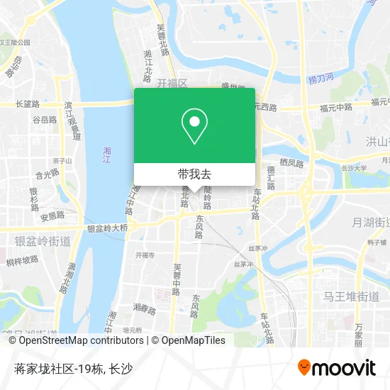蒋家垅社区-19栋地图