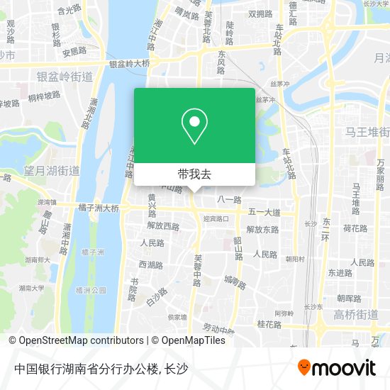 中国银行湖南省分行办公楼地图