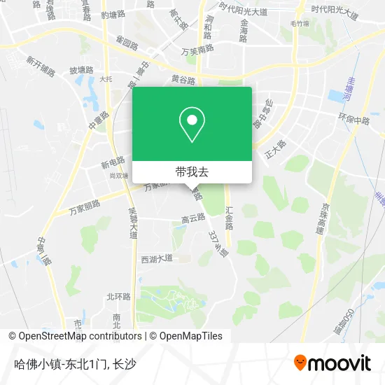 哈佛小镇-东北1门地图