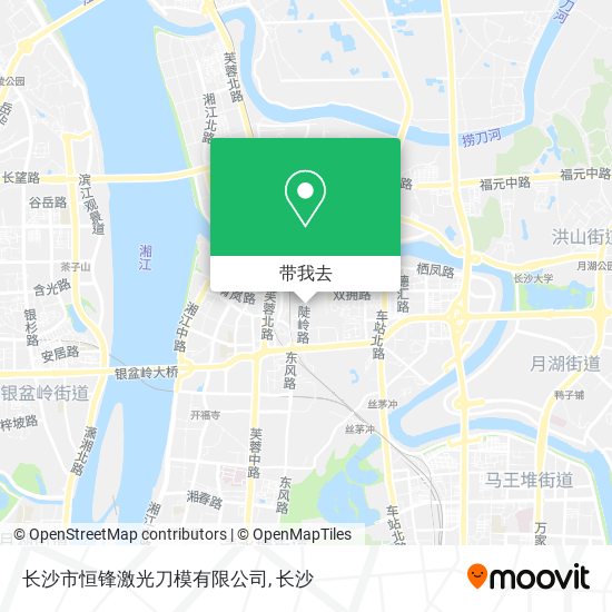 长沙市恒锋激光刀模有限公司地图