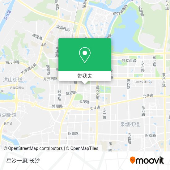 星沙一厨地图