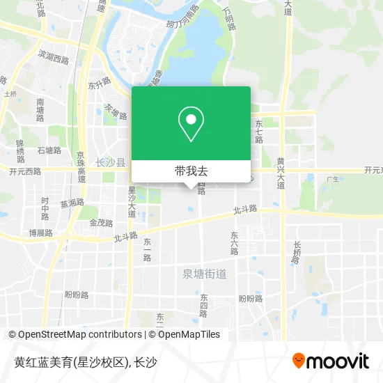 黄红蓝美育(星沙校区)地图