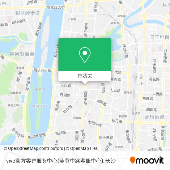 vivo官方客户服务中心(芙蓉中路客服中心)地图
