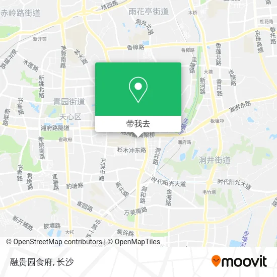 融贵园食府地图