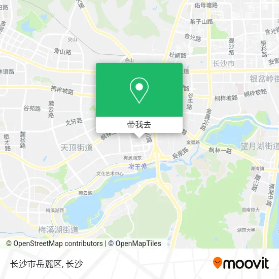 长沙市岳麗区地图