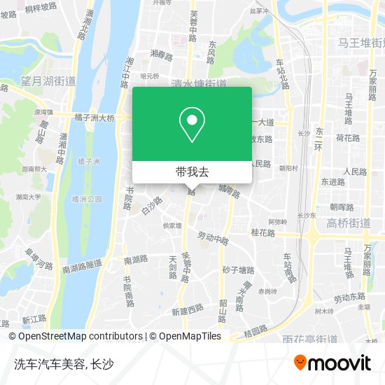 洗车汽车美容地图