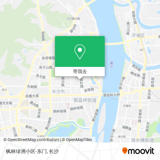 枫林绿洲小区-东门地图