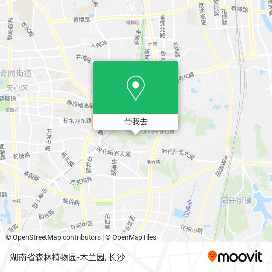 湖南省森林植物园-木兰园地图