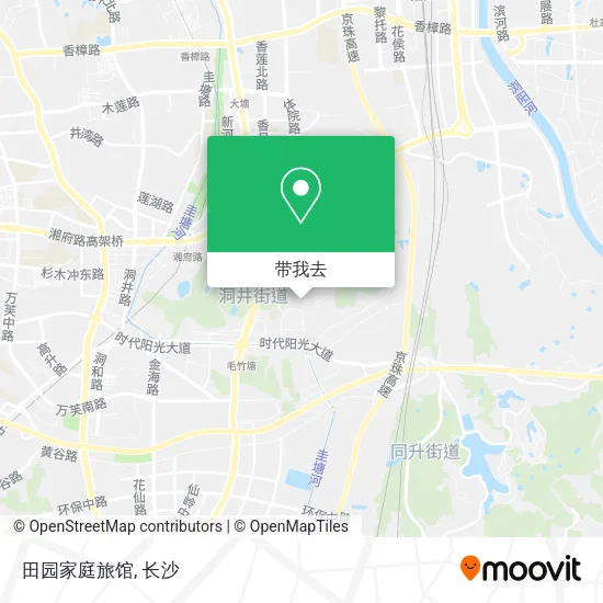 田园家庭旅馆地图