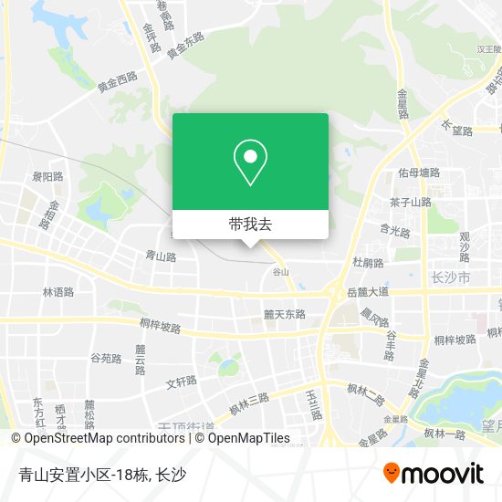 青山安置小区-18栋地图