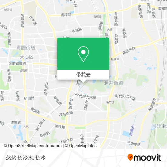悠悠'长沙水地图