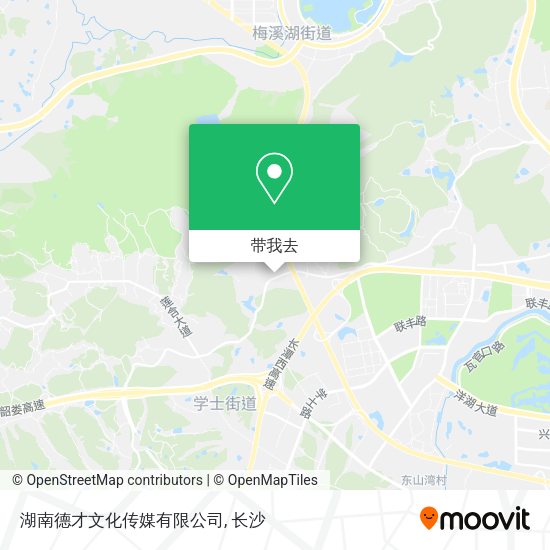 湖南德才文化传媒有限公司地图