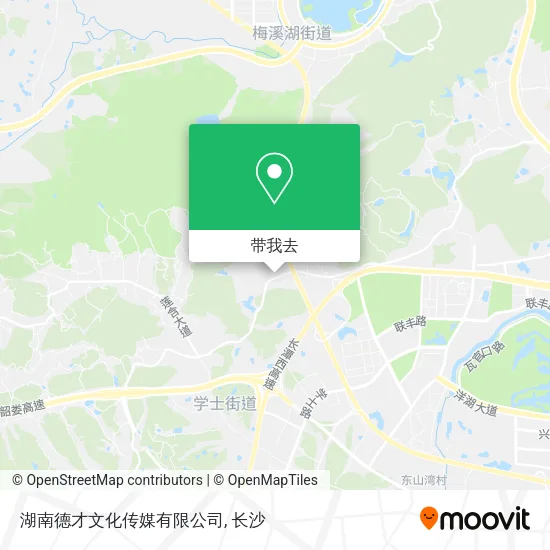 湖南德才文化传媒有限公司地图
