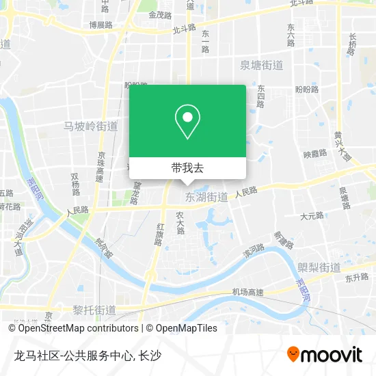 龙马社区-公共服务中心地图