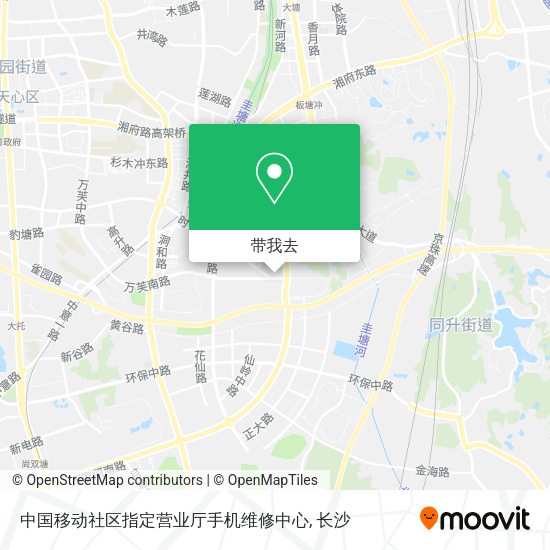 中国移动社区指定营业厅手机维修中心地图