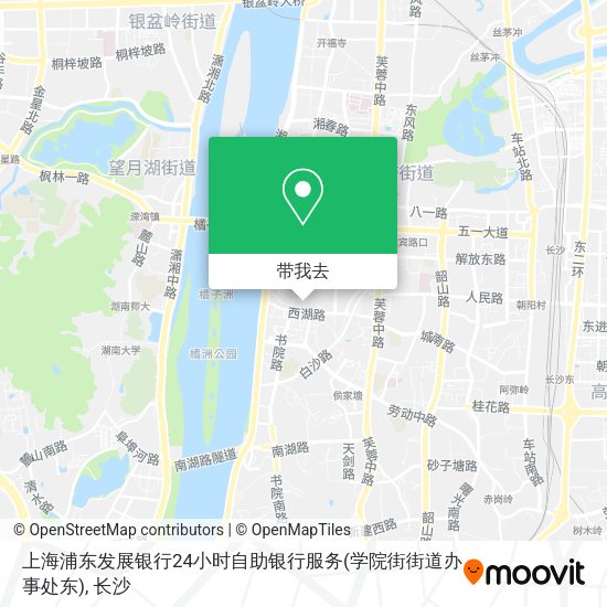 上海浦东发展银行24小时自助银行服务(学院街街道办事处东)地图