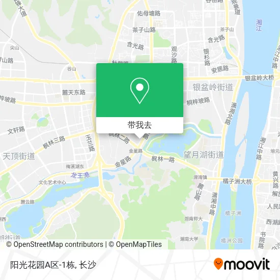 阳光花园A区-1栋地图