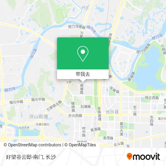 好望谷云邸-南门地图
