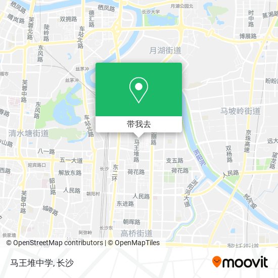 马王堆中学地图