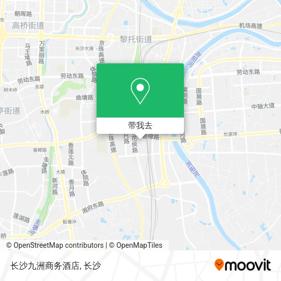 长沙九洲商务酒店地图
