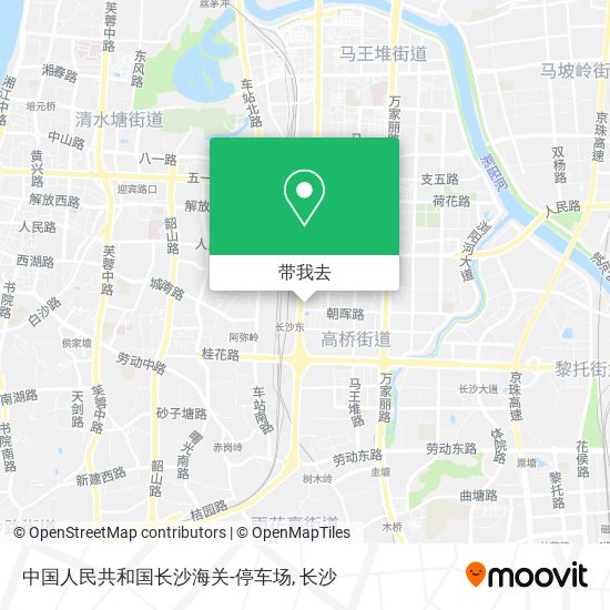 中国人民共和国长沙海关-停车场地图