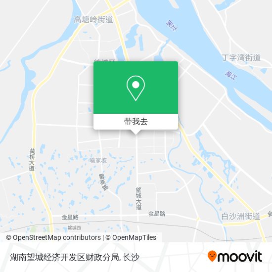 湖南望城经济开发区财政分局地图