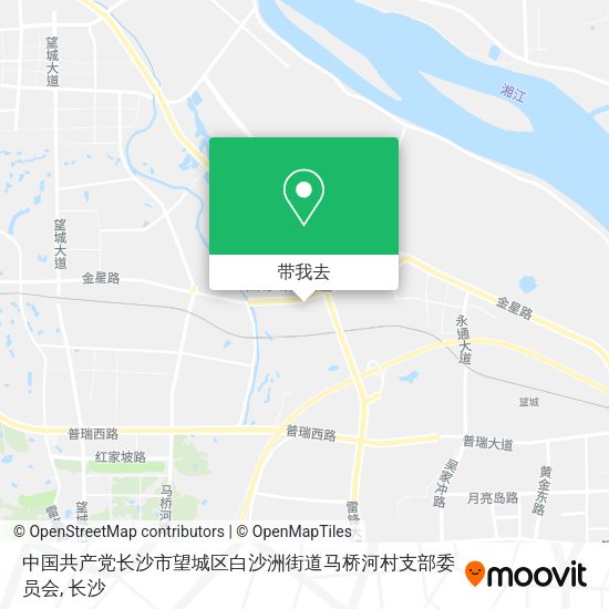 中国共产党长沙市望城区白沙洲街道马桥河村支部委员会地图