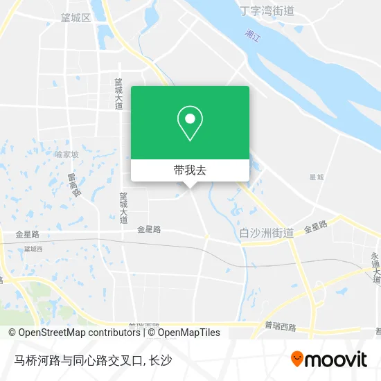 马桥河路与同心路交叉口地图