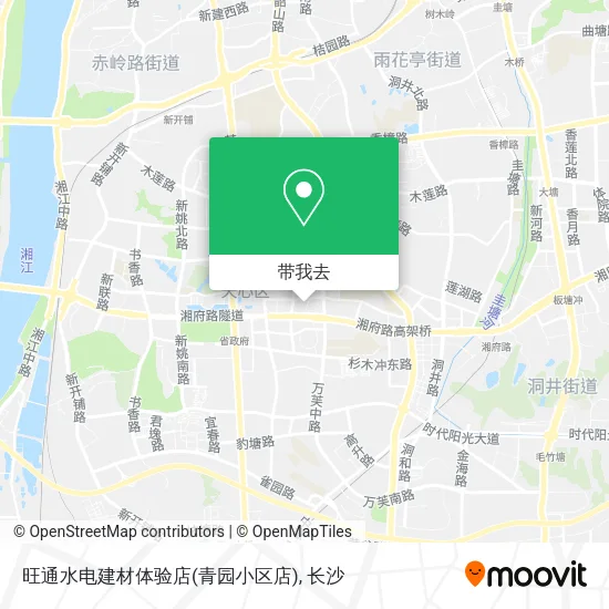 旺通水电建材体验店(青园小区店)地图