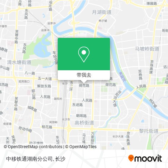 中移铁通湖南分公司地图